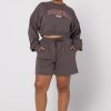 Clothing SASKI | Sweat Shorts | Slate