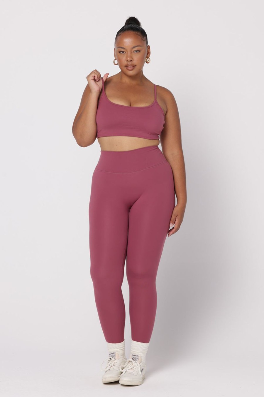 Clothing SASKI | Core Leggings | Burgundy