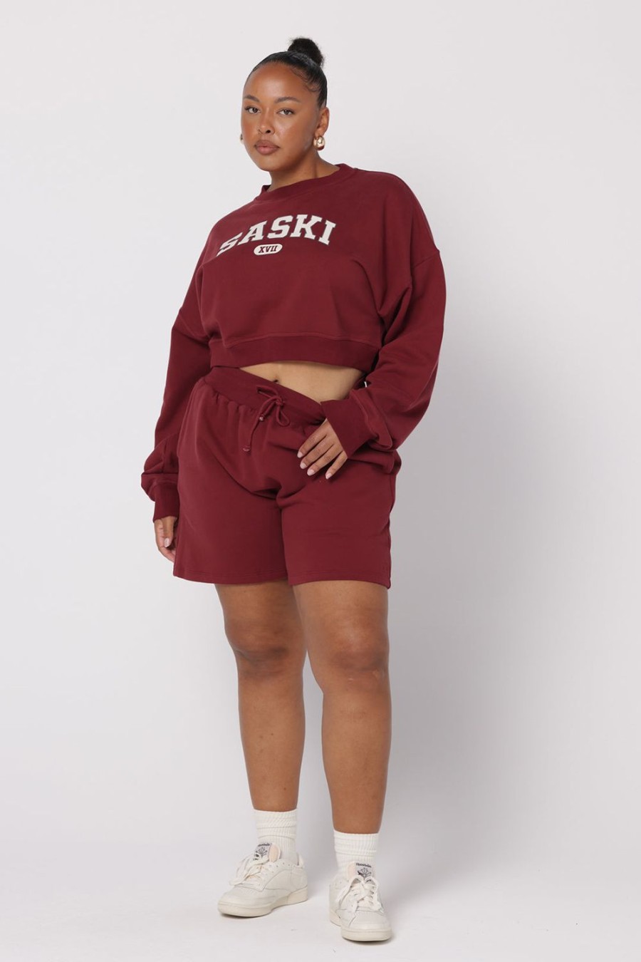 Clothing SASKI | Sweat Shorts | Burgundy