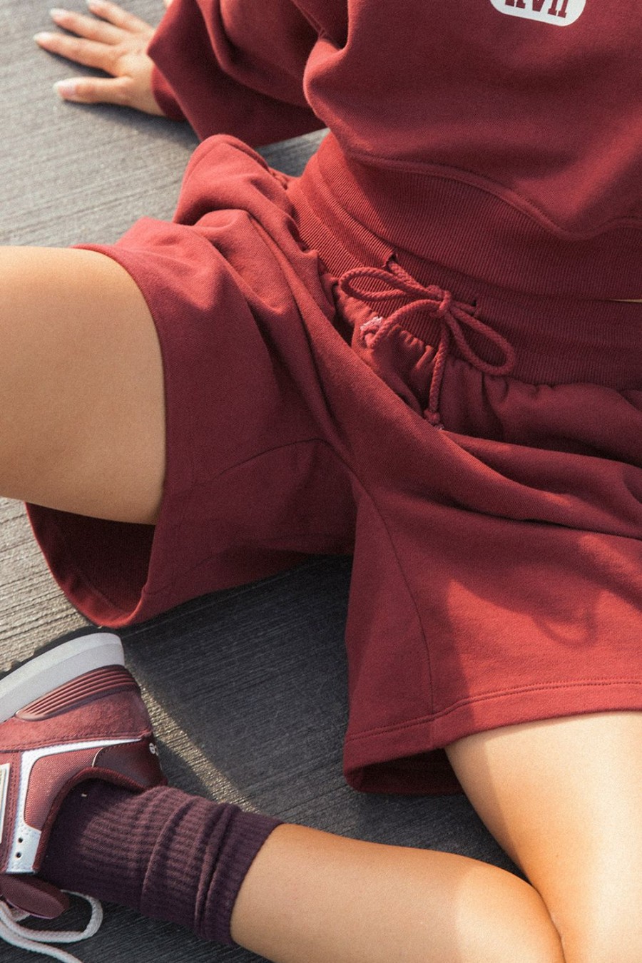 Clothing SASKI | Sweat Shorts | Burgundy