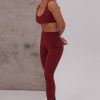 Clothing SASKI | Scrunch Leggings | Merlot