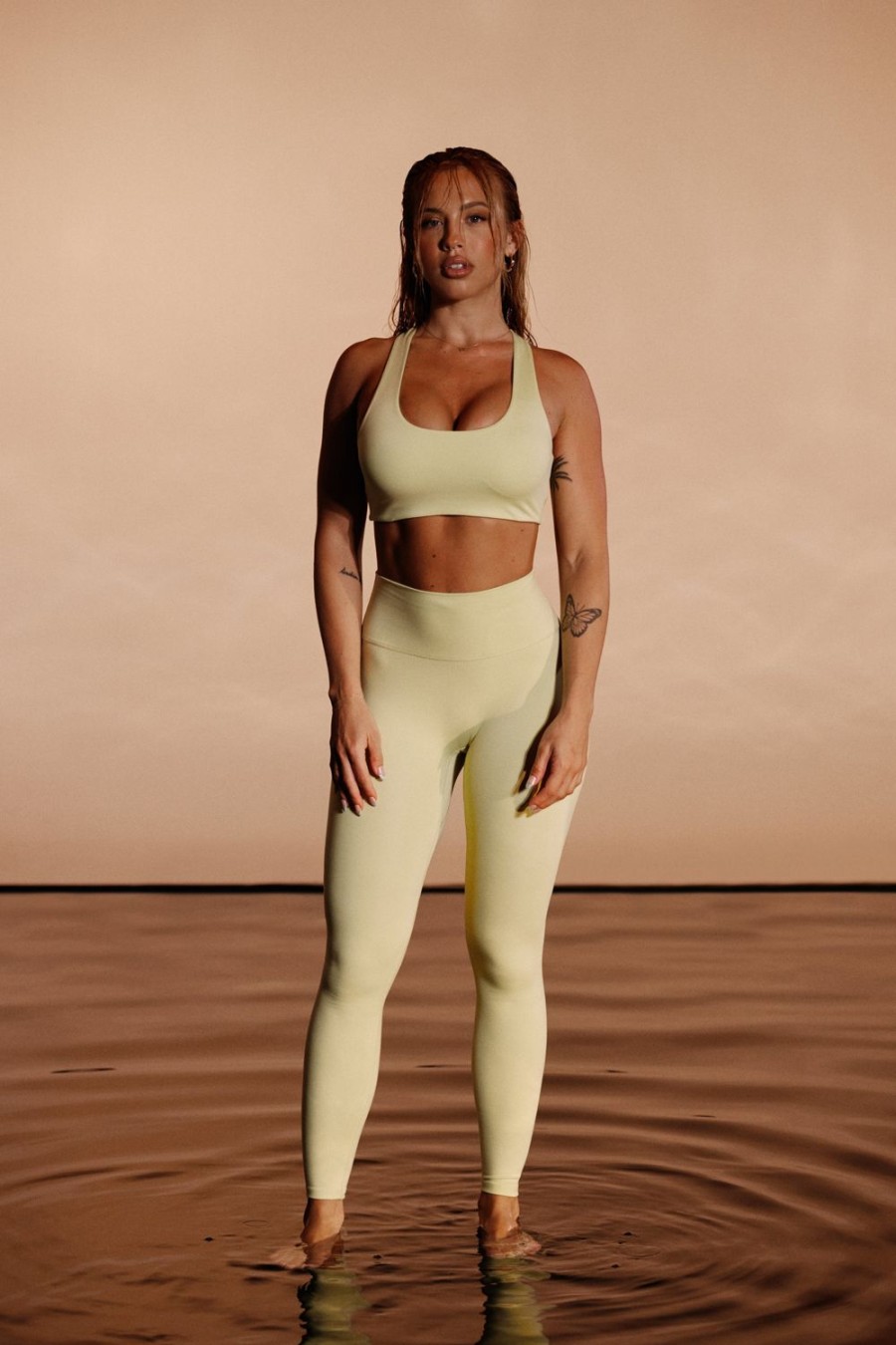 Clothing SASKI | Scrunch Leggings | Honeydew