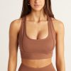 Clothing SASKI | Sports Bra | Cocoa