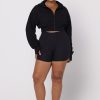 Clothing SASKI | Cali Cropped Hoodie | Black