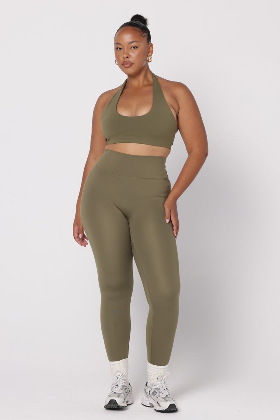 Clothing SASKI | Core Leggings | Khaki