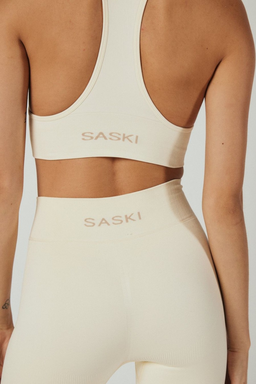 Clothing SASKI | Seamless High Neck Top | Butter